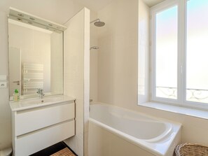 Shower, hair dryer