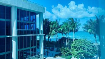 Luxury Suite, 2 Bedrooms, Kitchen, City View | Beach/ocean view