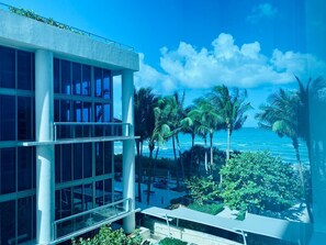 Luxury Suite, 2 Bedrooms, Kitchen, City View | Beach/ocean view