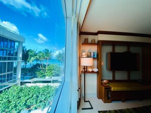 Luxury Suite, 2 Bedrooms, Kitchen, City View | Beach/ocean view