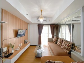 Standard Apartment, 2 Bedrooms (Apartment) | Living room - Comfy and Elegant 2BR The Wave Kuningan Apartment (Jakarta)