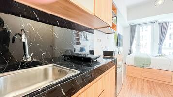 Estúdio standard, 1 quarto (Apartment) | Cozinha privada