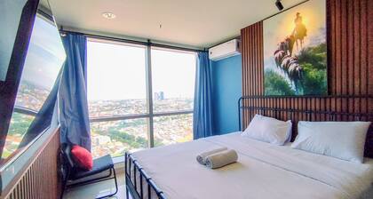 Wonderful Thematic 2BR at Praxis Apartment