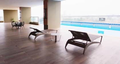 Wonderful Thematic 2BR at Praxis Apartment