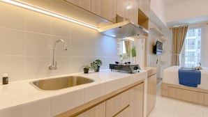 สแตนดาร์ดสตูดิโอ, 1 ห้องนอน (Apartment) | ครัวส่วนตัว