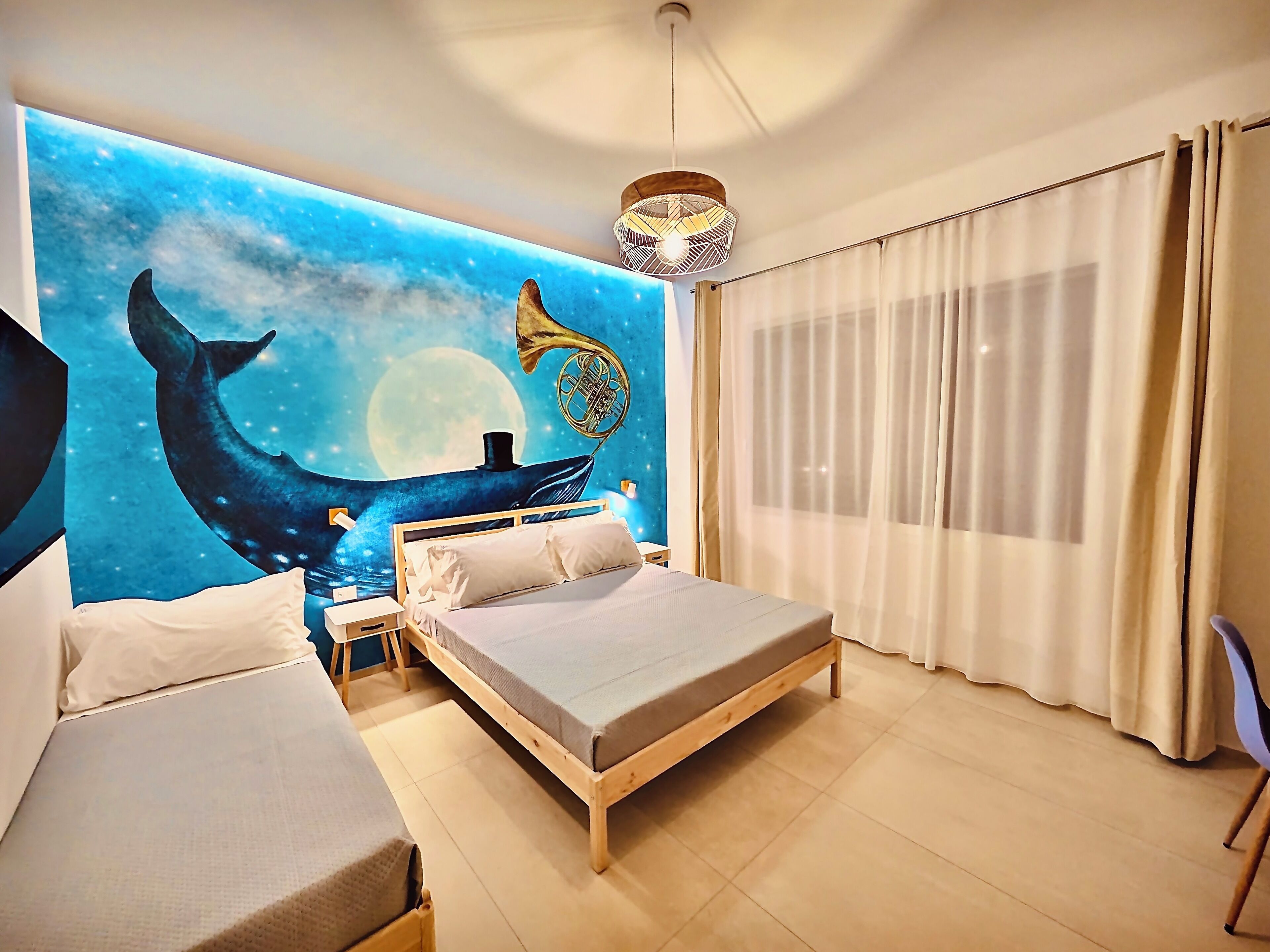 1 Schlafzimmer, Schreibtisch, Bügeleisen/Bügelbrett, Reisekinderbett