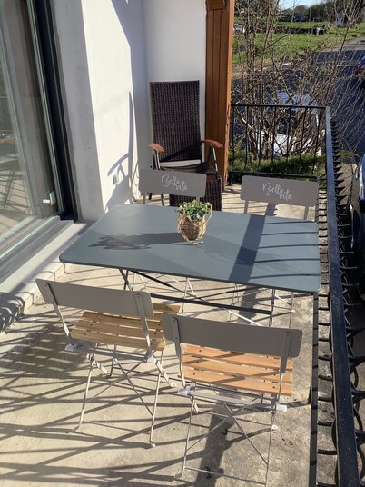 L'escapade gourmande apartment with terrace 4 pers + 1 dog Vallée de la Loue