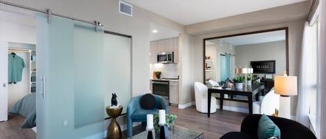 1 soverom, strykejern/-brett, wi-fi og sengetøy