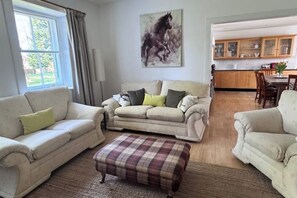 Älytelevisio, DVD-soitin, kirjoja, videokirjasto