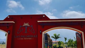 Voorkant van accommodatie