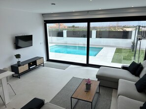 Living area - Peace and tranquility in a private villa with swimming pool (Roda)