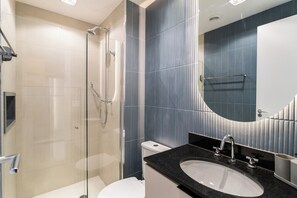 Stüdyo | Banyo | Duş, havlu 