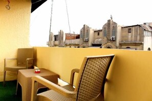 Deluxe Shared Dormitory, Balcony, City View | Balcony view