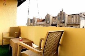 Deluxe Shared Dormitory, Balcony, City View | Balcony view