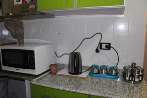 Deluxe Shared Dormitory, Balcony, City View | Shared kitchen facilities | Mini-fridge, microwave