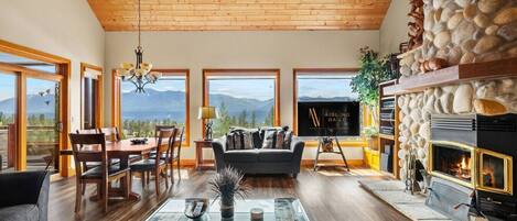 TV connectée, cheminée, jeux vidéo, espaces bureaux