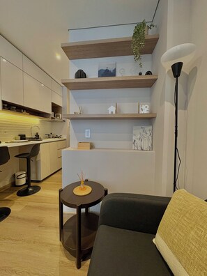 Studio Luxe, vue ville | Espace de travail pour ordinateur portable, Wi-Fi gratuit