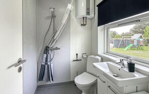Shower, hair dryer