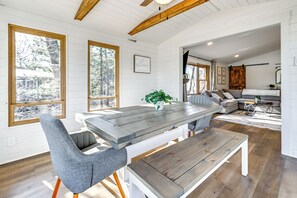 Dining - Boat Dock, Hot Tub & Deck: Lakefront Nekoosa Home! (Nekoosa)