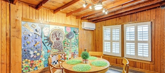 Deck, Hot Tub & Lake View: Brownwood Home!