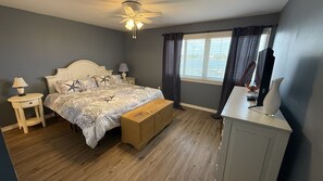 2 多间卧室、熨斗/熨衣板、WiFi、床单