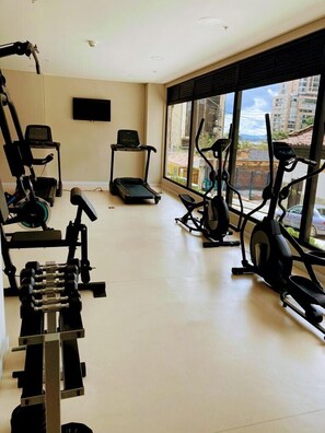 Gym - Modern loft Bogotá international center (Bogotá)