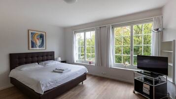 Desk, iron/ironing board, WiFi, bed sheets