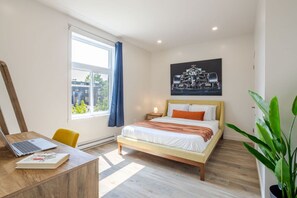 2 soveværelser, skrivebord, strygejern/strygebræt, gratis Wi-Fi