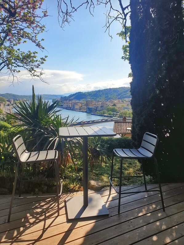 Apartment, River View | Terrace/patio