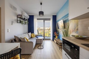 Comfort-Apartment, Balkon, Stadtblick