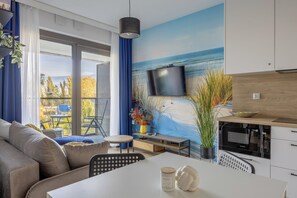 Comfort-Apartment, Balkon, Stadtblick