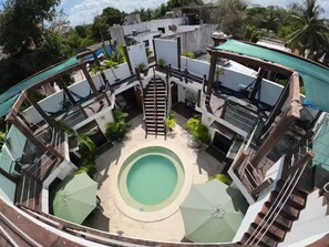 Pool - King with Terrace with futon + Breakfast - Bacalar (Bacalar)