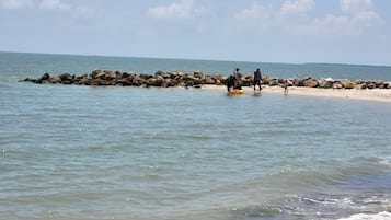 On the beach