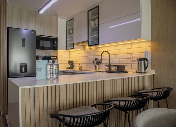 公寓, 3 間臥室 | 私人廚房 | 電冰箱、微波爐、烤箱、咖啡機/沖茶器