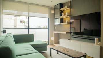 Apartment, 3 Bedrooms | Living area