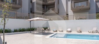 Holiday home ELEA is the 2025 novelty that will give you a holiday in Pineto but with the charm of a new modern construction, fresh and designed with all the comforts. The Talìa apartment has a large living room with kitchenette and sofa bed at the entr