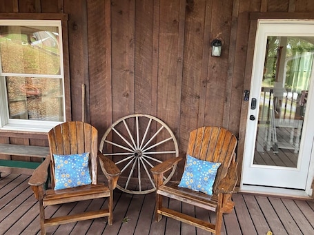Exterior detail. Peaceful, spacious farmhouse getaway with views, nature, hiking and biking