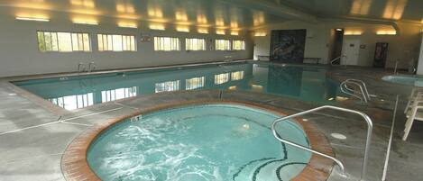Indoor pool, outdoor pool