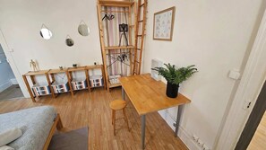 1 bedroom, travel crib, WiFi, bed sheets