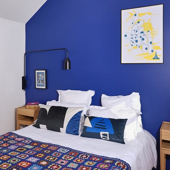 1 chambre, lit de bébé portatif, Wi-Fi, literie fournie