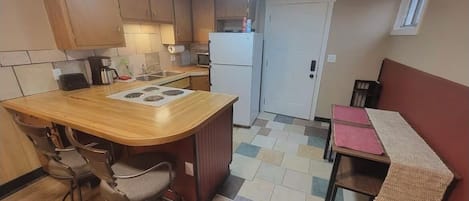 Microwave, oven, stovetop