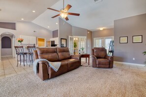 Smart TV, books, offices