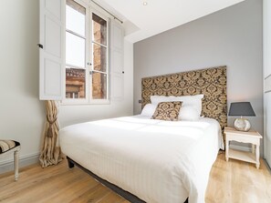 1 室のベッドルーム、アイロン / アイロン台、WiFi、ベッドシーツ