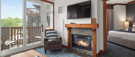 スマートテレビ、暖炉