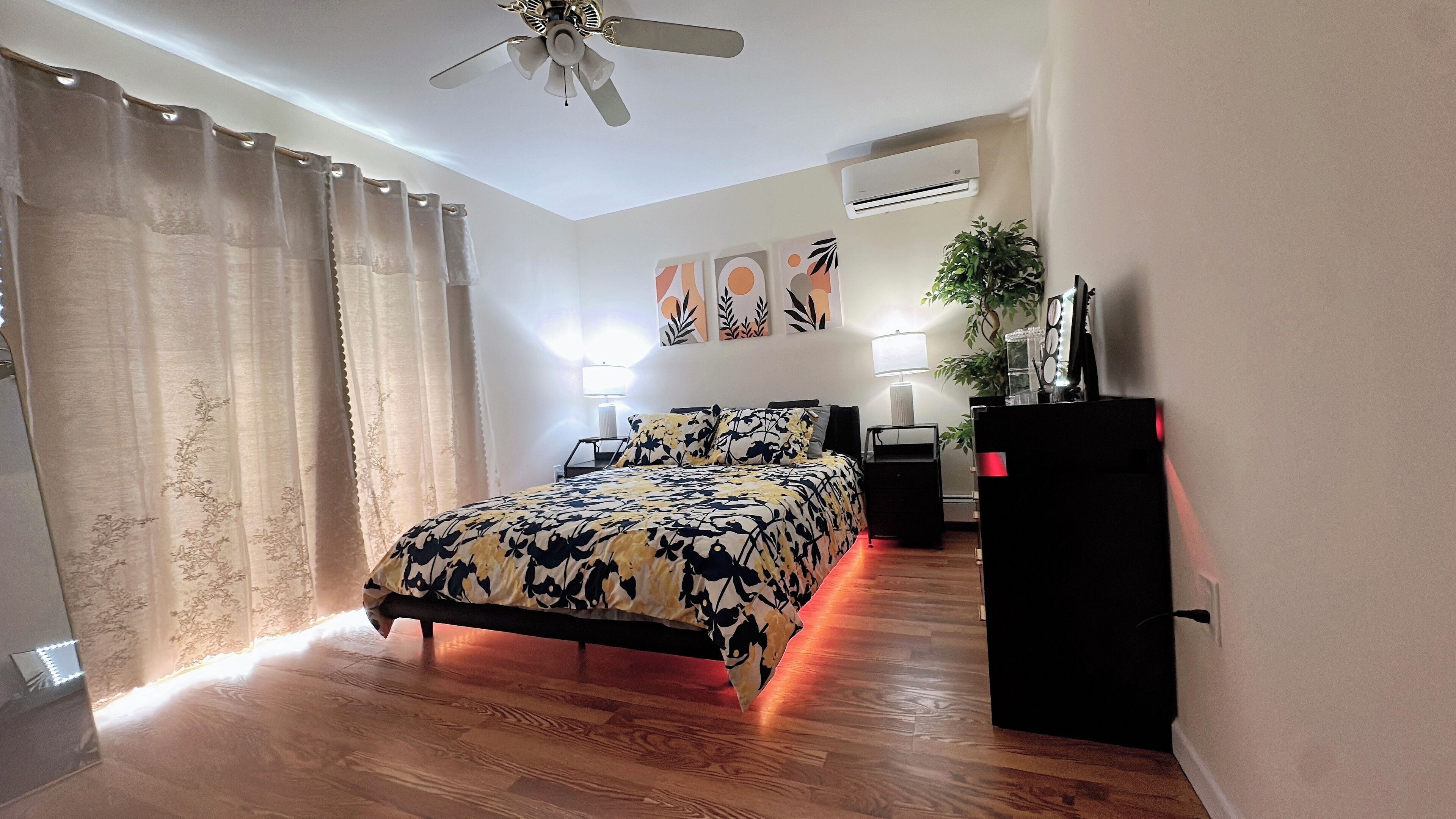 3 soverom, strykejern/-brett, wi-fi og sengetøy