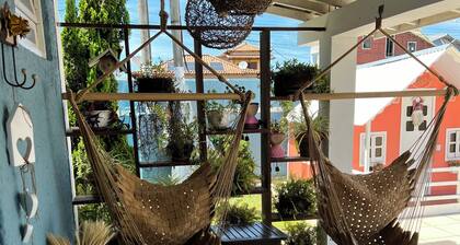 Beach house right on the sand. Cozy, elegant and very delicate.