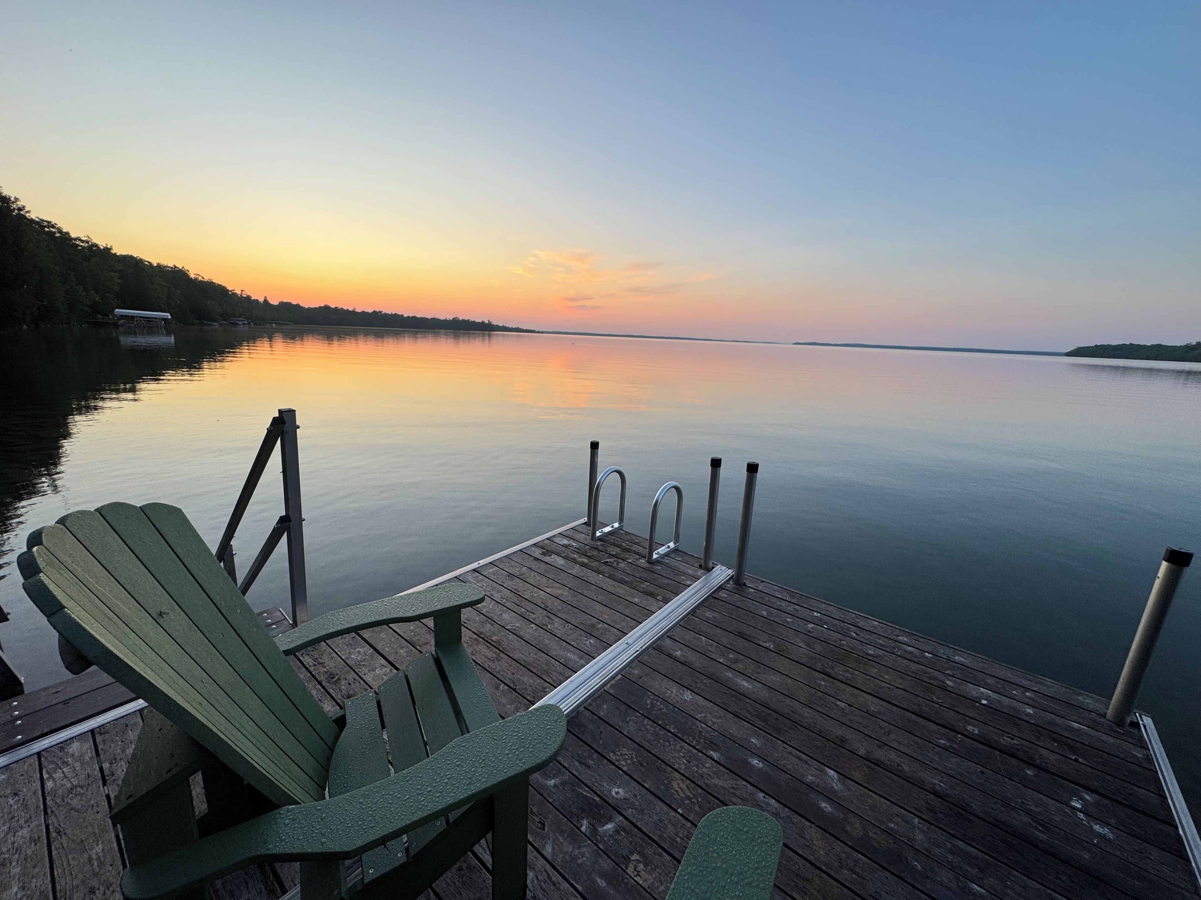 Blick von der Unterkunft