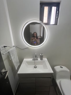 Towels, soap, toilet paper
