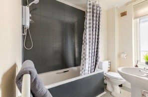 Hair dryer, towels