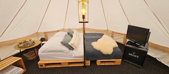 Glamping Tent with Private Garden, Terrace, and Wi-Fi